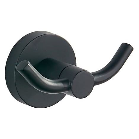 Mexen Remo doppio gancio per asciugamano, nero- 70507352-70 (1/2)