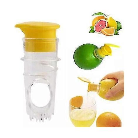 Mini presse-citron, presse-fruits manuel multifonctionnel, presse-agrumes pratique (1/4)