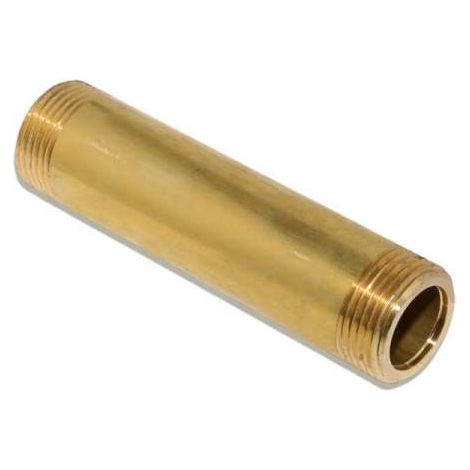 Zählerpassstück Paßstück 130mm 2x 1" (AG) Wasserzähler Wasseruhr Wärmezähler Wärmemengenzähler Qn 2,