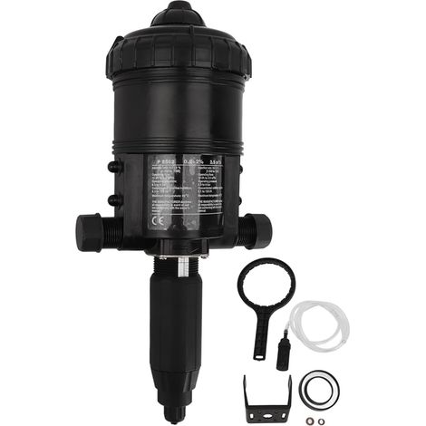 GARRYFIZH ‌Injecteur d'Engrais Réglable G3/4 Mâle – Pompe de Dosage Automatique Alimentée par Eau, Irrigation Goutte à Goutte 0.2-2%‌