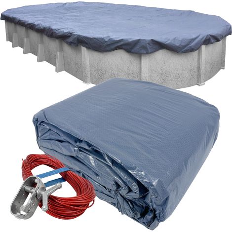 Bâche d'hiver pour Piscine Hors Sol 461015-PM, Bleu Classique, 3 x 4,6 m (1/5)