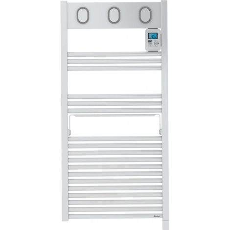 Sauter – Sèche-serviettes tactile Marapi – Blanc – 500W – 50cm de large – 108cm de haut – Boîtier digital avec mode boost
