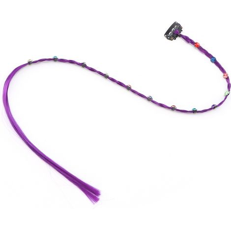 Barrette à Cheveux Violette pour Femme - Extensions Résistantes à la Chaleur (1/5)