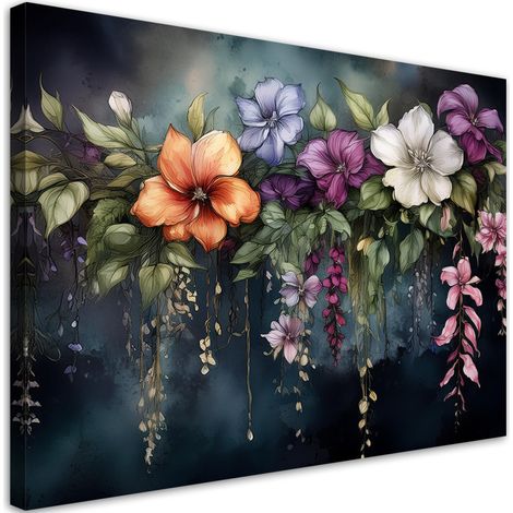 Quadro su tela, Fiori Piante botaniche - 120x80 (1/5)
