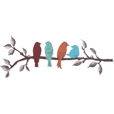 15 cm Art mural en métal coloré rustique, décoration intérieure élégante maison (1/5)