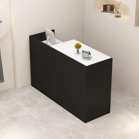 Empfangstheke mit Stauraum, 80-200 cm, für Büro, Praxis, Salon (1/5)