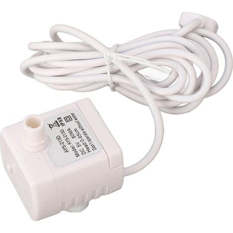 Pompe à eau USB pour fontaine à eau pour animaux de compagnie, remplacement silencieux pour abreuvoir, débit réglable (1/5)