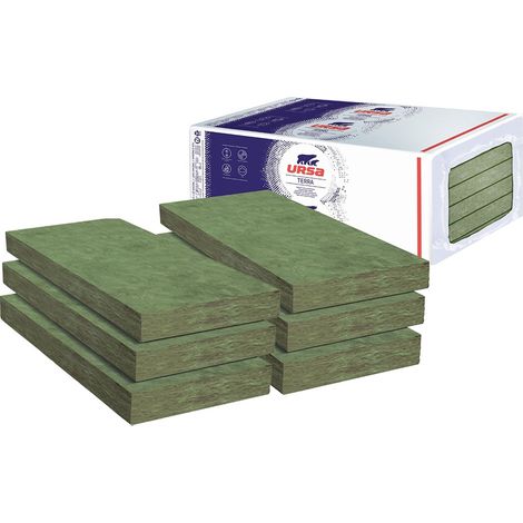 16 paquets de 6 panneaux Laine de verre PNU32 NU - Panneau 4.86 m² - 101 mm - R 3.15 - Soit 77,76 m² - Ursa (1/3)
