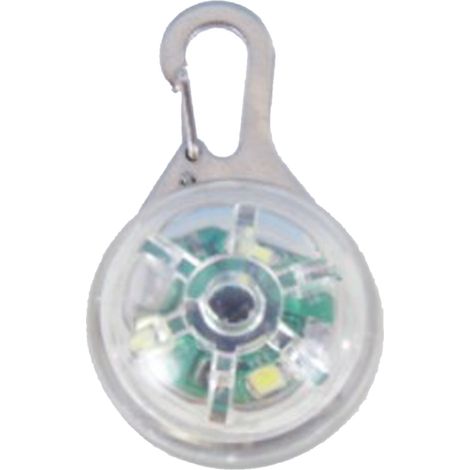Pendent lumineux LED pour collier de chien, clip de sécurité pour animaux, lumière colorée pour extérieur (1/3)