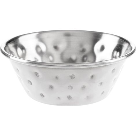 Pots à sauce en acier inoxydable martelé 45ml (lot de 12) - Ref FU288 - Olympia (1/5)
