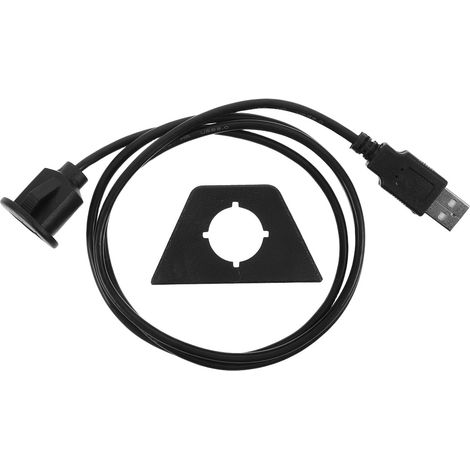 Câble USB pour Tableau de Bord Voiture et Moto 1 Mètre Rallonge de Charge USB 2.0 pour Caméra Embarquée Mini Câble de Données Robuste Compatible Ports Tableau de Bord (1/5)