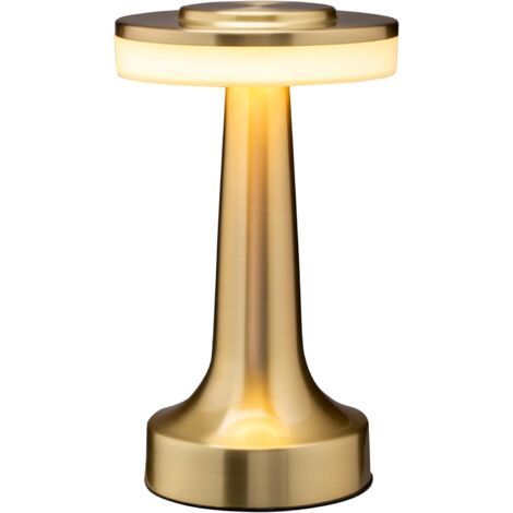 Lámpara de mesa LED portátil con sensor táctil, 3 niveles de brillo, batería recargable con hasta 48 horas de autonomía, luz nocturna para la habitación de los niños, lámpara de mesita de noche. (1/5)