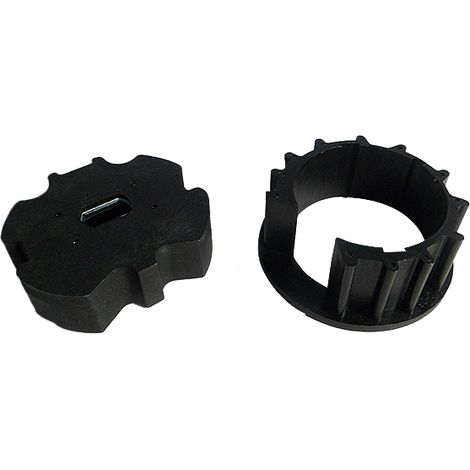 Came – Kit d'adaptation pour moteur de volet roulant 45mm – Compatible tube ZF 64mm – Jeu d'adaptations roue + couronne