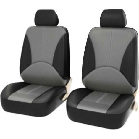 Housses de siège auto universelles en cuir respirant 4 pièces accessoires d'intérieur pour SUV (1/5)