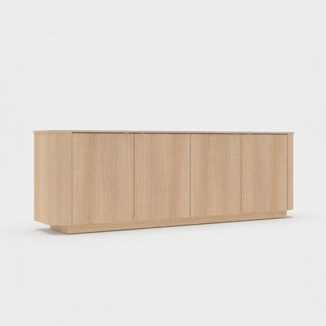 Design-Sideboard für das Wohnzimmer mit 4 Türen und abgerundeten Ecken Adriatico (1/3)