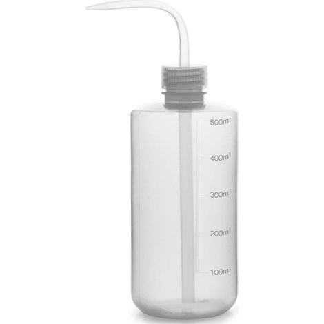 Lot de 1 flacon souple en plastique de 500 ml à ouverture étroite
