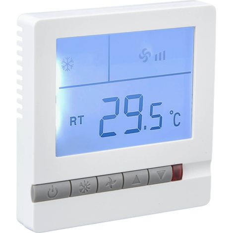 Intelligenter Multifunktions-Thermostat für Klimaanlagen mit Lüftungsfunktion, 220 V Wechselstrom, für Hotel-, Restaurant- und Speisesäle (1/5)