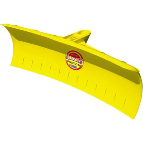 Spingitutto 60 cm spalaneve Buldozer in plastica abs giallo senza manico professionale