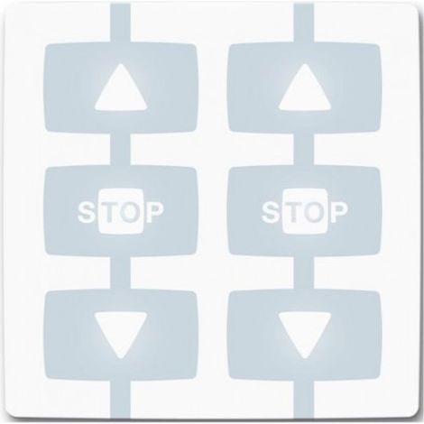 Télécommande / Emetteur NiceWay 2 automatismes: montée/stop/descenteNICE (1/5)