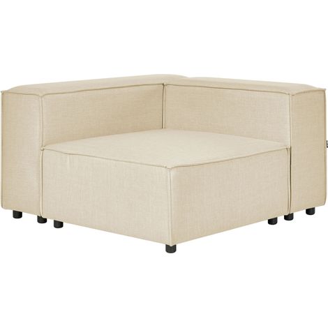 Eckmodul APRICA Beige Kunstleinen (1/5)