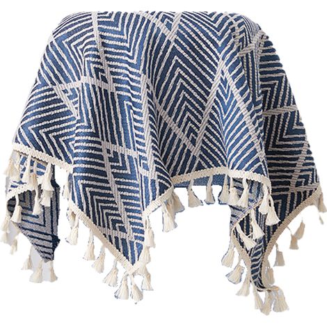 Nappe de chevet en jacquard, housse de table d'appoint, tissu anti-poussière pour table de nuit (1/5)