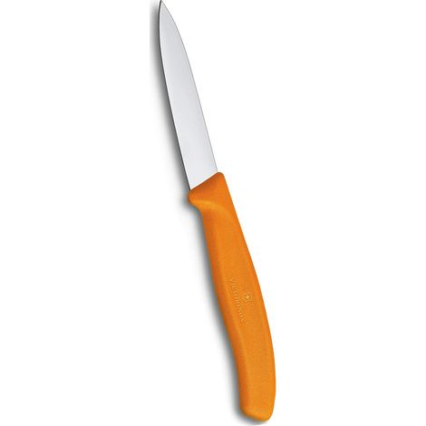 Victorinox Coltello da Tavola Spelucchino Lama liscia 8cm 6.7606 Arancio