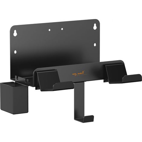 my wall HZ52L Support Mural pour Lecteur multimédia Compatible avec Les Consoles de Jeux et Accessoires, Compatible TV Box et Fire Box, pour récepteur TV Magenta, Support de routeur (1/5)