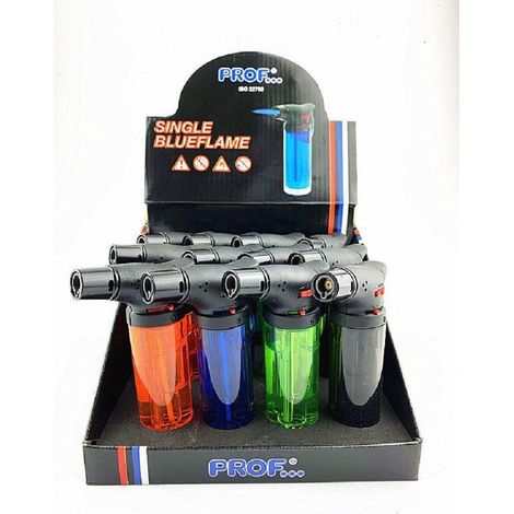 Trade Shop - Set 12 Pz Accendini Accendi Gas Easy Torch Transparenti Cucina Fornelli 40803923 -
