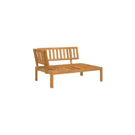 Canapé d'angle palette de jardin bois massif d'acacia (1/5)