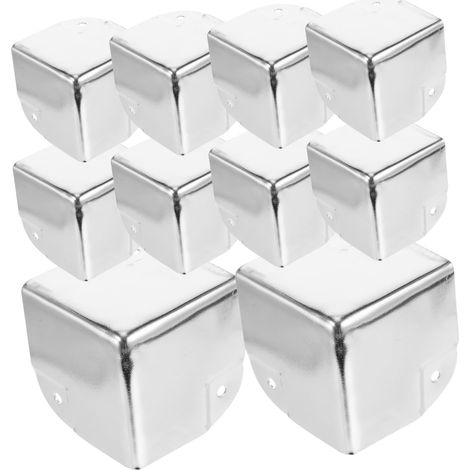 Lot de 10 protections d'angle métalliques au design vintage (1/5)