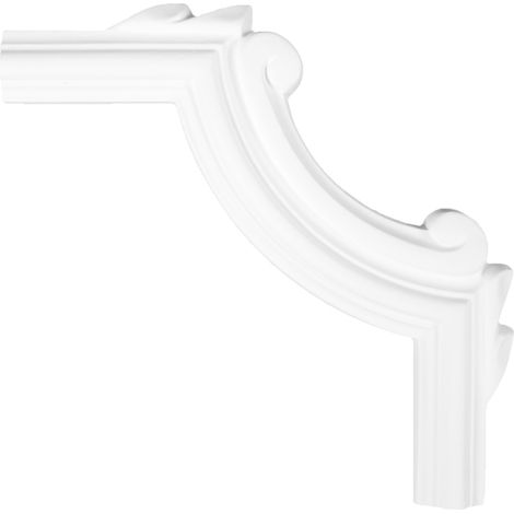 Flachleiste und Segment PU stoßfest Grand Decor M1106: Segment M1106-4 - 165 x 165 x 14 mm (1/2)