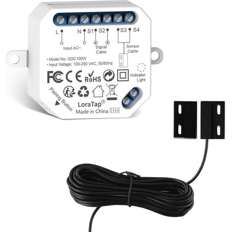 Ouvre-Porte de Garage Connecté WiFi, Interrupteur de Porte Intelligent, Commutateur Contrôlé à Distance, Kits Smart Module pour Portail Coulissant (1/5)