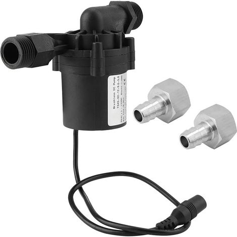 Pompe à fût de bière, pompe de brassage, pompe de pressurisation de bière, pompe de brassage domestique DC 12V 18W, pompe de circulation de bière sans balais (avec connecteur) (1/4)