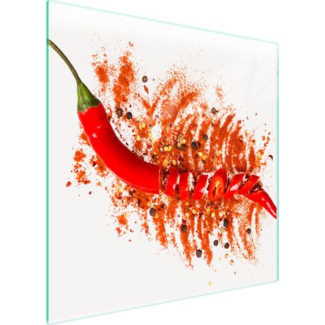 PIASTRA PROTETTIVA IN VETRO PER FORNELLO 50x52 CHILLI (1/5)