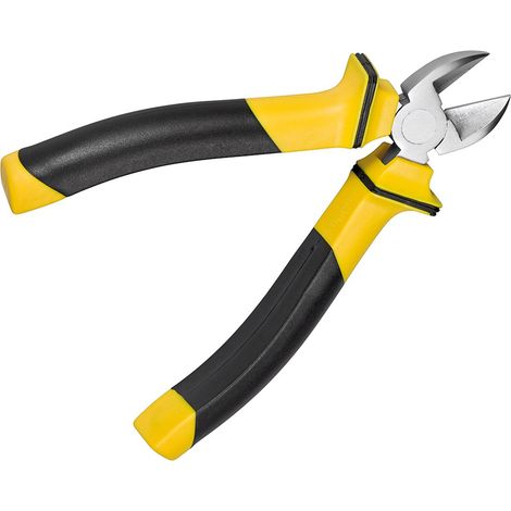 Fixpoint WZ Z 15 SES - Alicates de corte diagonal (160 mm, superficie de corte de 20 cm), color plateado