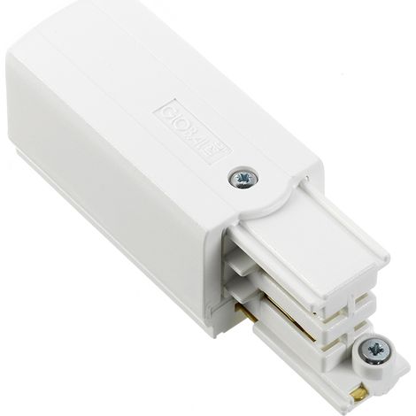 Conector de extremo de alimentación recto Sylvania XTS12-3 para Global Trac Pro Rail (1/2)