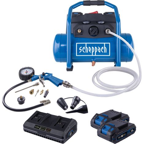 compressore scheppach c-act160/6-x senza fili 8 bar 6 litri (1/5)