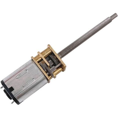 Moteur pas à pas GA12N20M3, micromoteur à réducteur CC 3-12 V, arbre fileté et engrenage métallique, taille 120, couleur 3V - Pour applications générales (1/3)