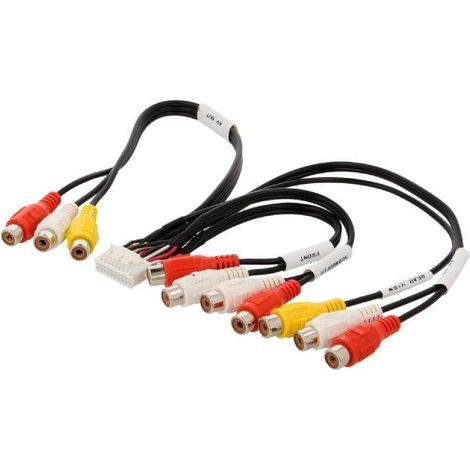 Cable Connection AUX compatible avec autoradio Kenwood - 20 broches - RCA