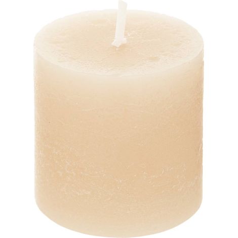 Set di 4 candele rustiche 60g bianco avorio - Atmosphera créateur d'intérieur (1/3)