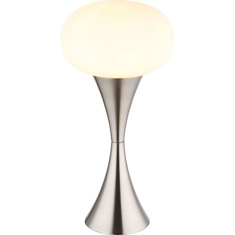Globo - lámpara de mesa - LULA - acero - metal - Ø 18cm - E14 -
