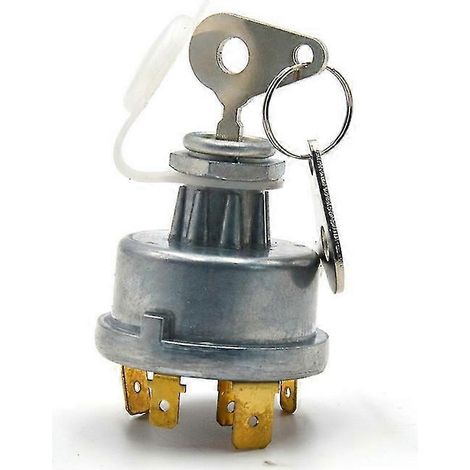 Interrupteur d'allumage universel pour tracteur et engins agricoles avec clés, démarreur d'allumage pour Massey Ferguson 128SA 30 275 (1/4)