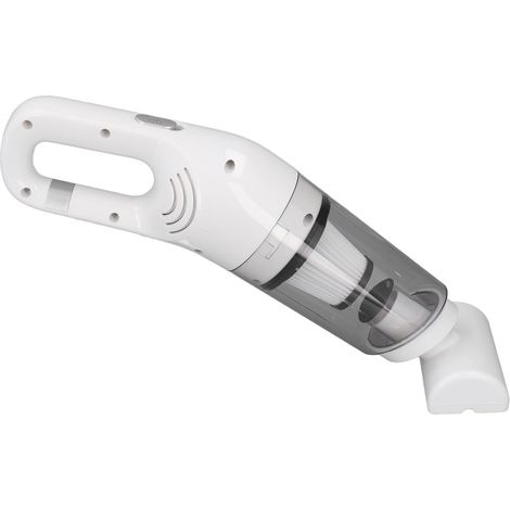 Kabelloser Handstaubsauger mit starker Saugkraft für gründliche Reinigung, ideal für Autos, weiß. (1/5)