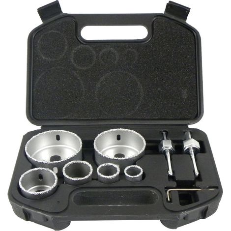 Juego de brocas de tungsteno de 22-73 mm, 9 piezas (24) (1/5)