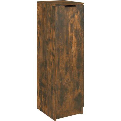 Maison Exclusive - Zapatero madera contrachapada roble ahumado 30