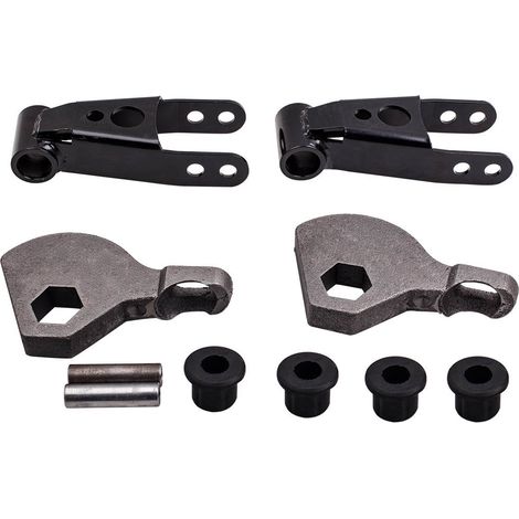 1-3" Front + 2" Rear Shackles Torsion Bar Keys For Dodge Durango 1998-2003 4WD (1/5)