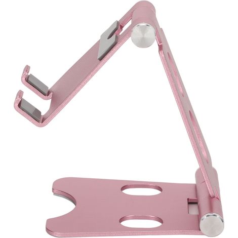 Support de téléphone multi-angles, multi-positions, base stable, couleur résistante, pour PC et ordinateur portable, rose