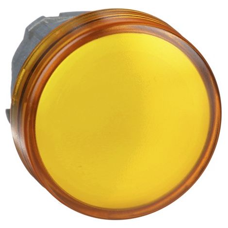 Tête de lampe pilote Schneider pour lampes Led Jaune