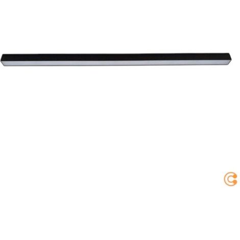 [GEBRAUCHT] B-Ware Paulmann Lichtleiste Linion LED Hängelampe Aluminium schwarz 1m warmweiß 20W (1/2)
