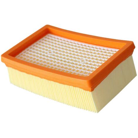 Lot de 2 Filtre Remplacement pour Aspirateur WD4 WD5 WD6 MV4 MV5 MV6 plissé Plat (1/4)